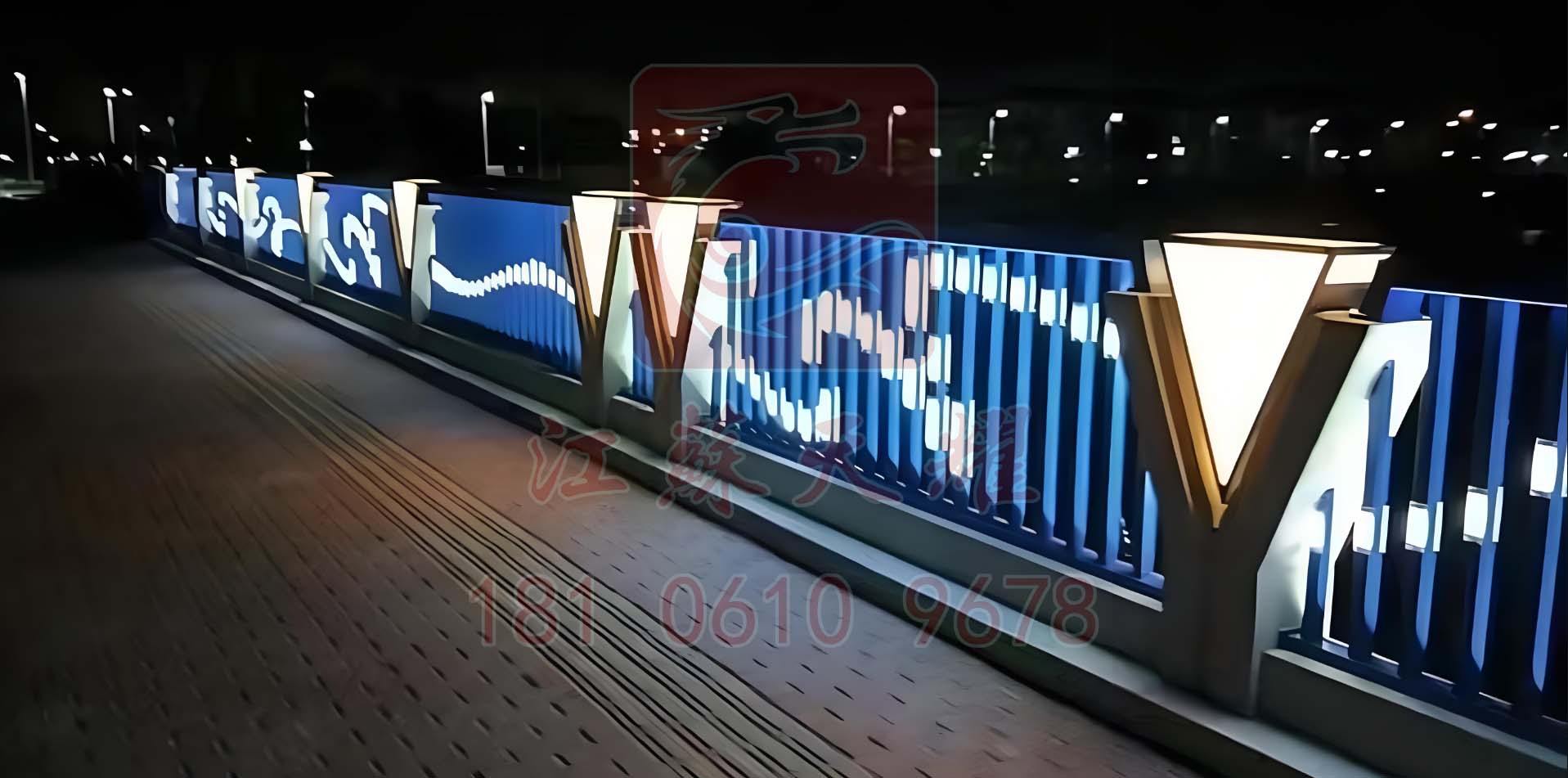 贈送安裝贈送運輸-景觀護欄-河道護欄-燈光護欄